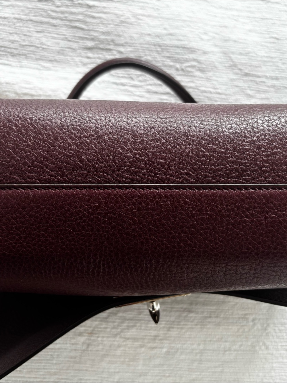 Givenchy Small Shark Lock Satchel – Burgundy - Picture 3 of 7
